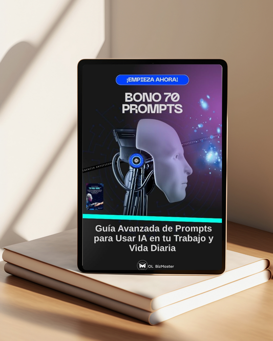 "IA PARA TODOS"  Domina la Inteligencia Artificial y haz tu trabajo más fácil en tiempo récord.