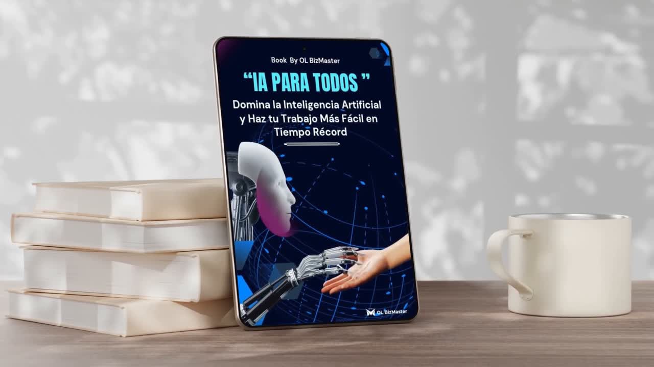 "IA PARA TODOS"  Domina la Inteligencia Artificial y haz tu trabajo más fácil en tiempo récord.